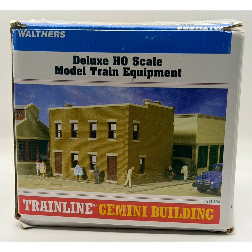 Walthers Trainline 931-806 Gemini Building HO Scale Assembled in Box - Picture 5 of 6